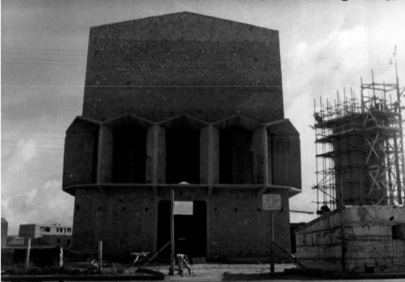 Prospetto principale cantiere