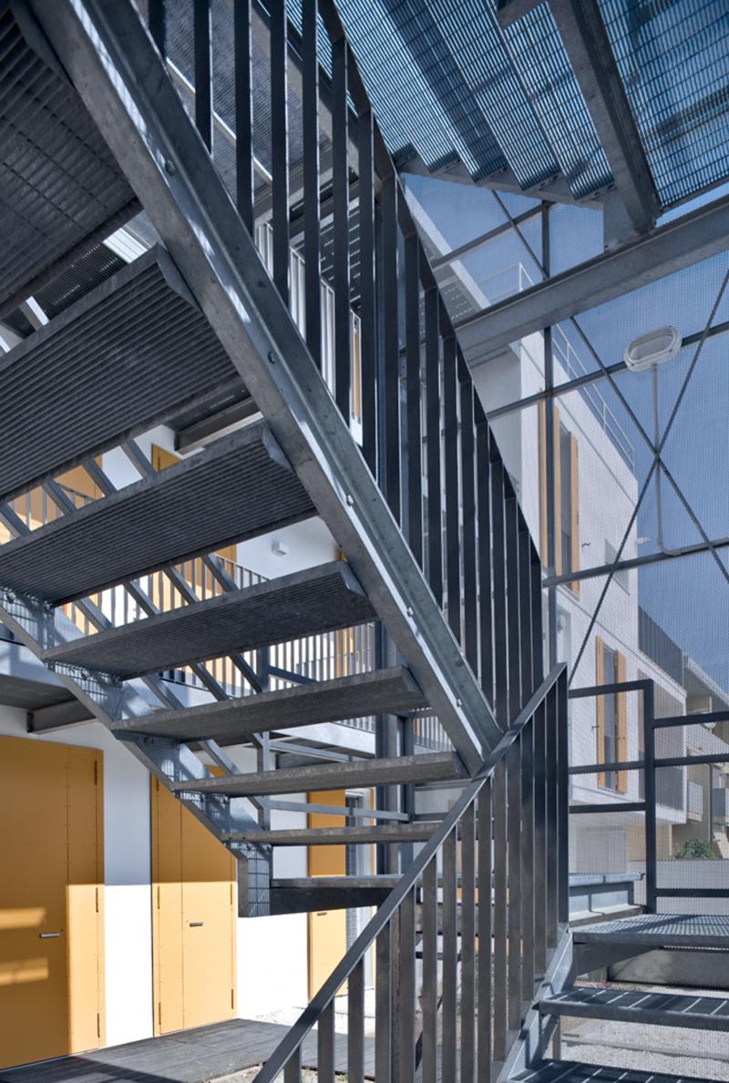 Housing sociale - dettaglio della scala