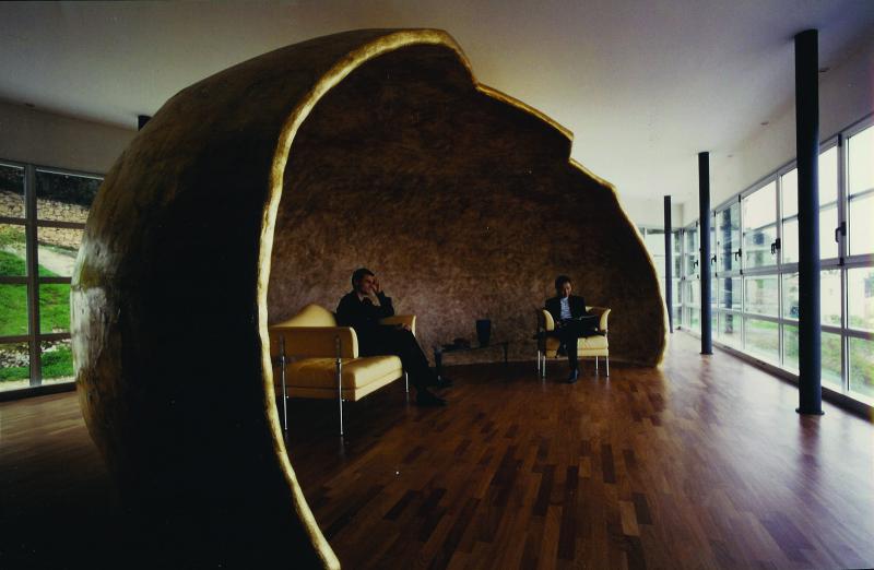 Interno, particolare dell'allestimento