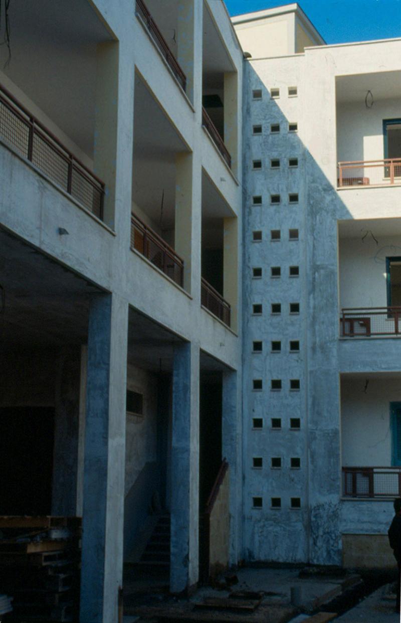 Dettaglio d'angolo, foto di cantiere