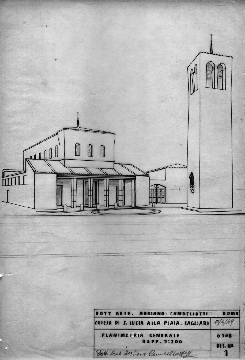 Chiesa Santa Lucia _ progetto - prospettiva