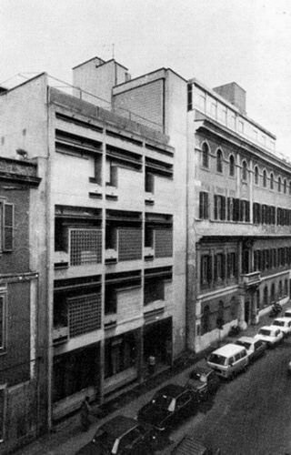 Vista esterna prima della sopraelevazione