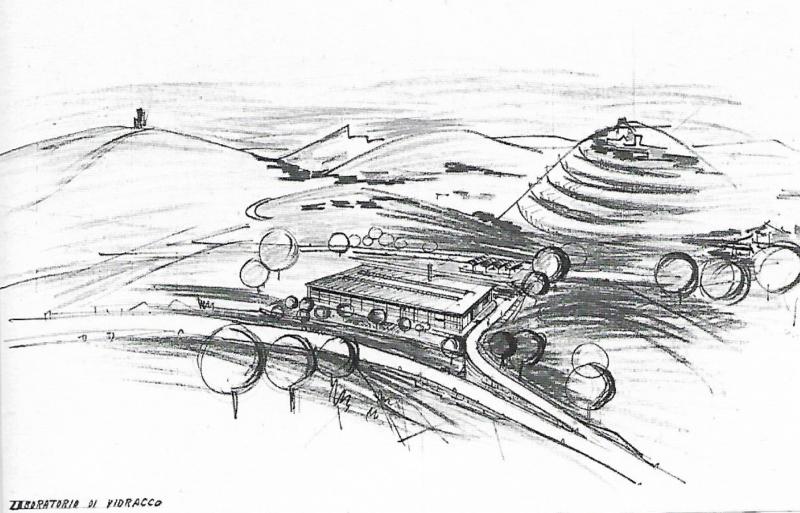 Schizzo dello studio originario 