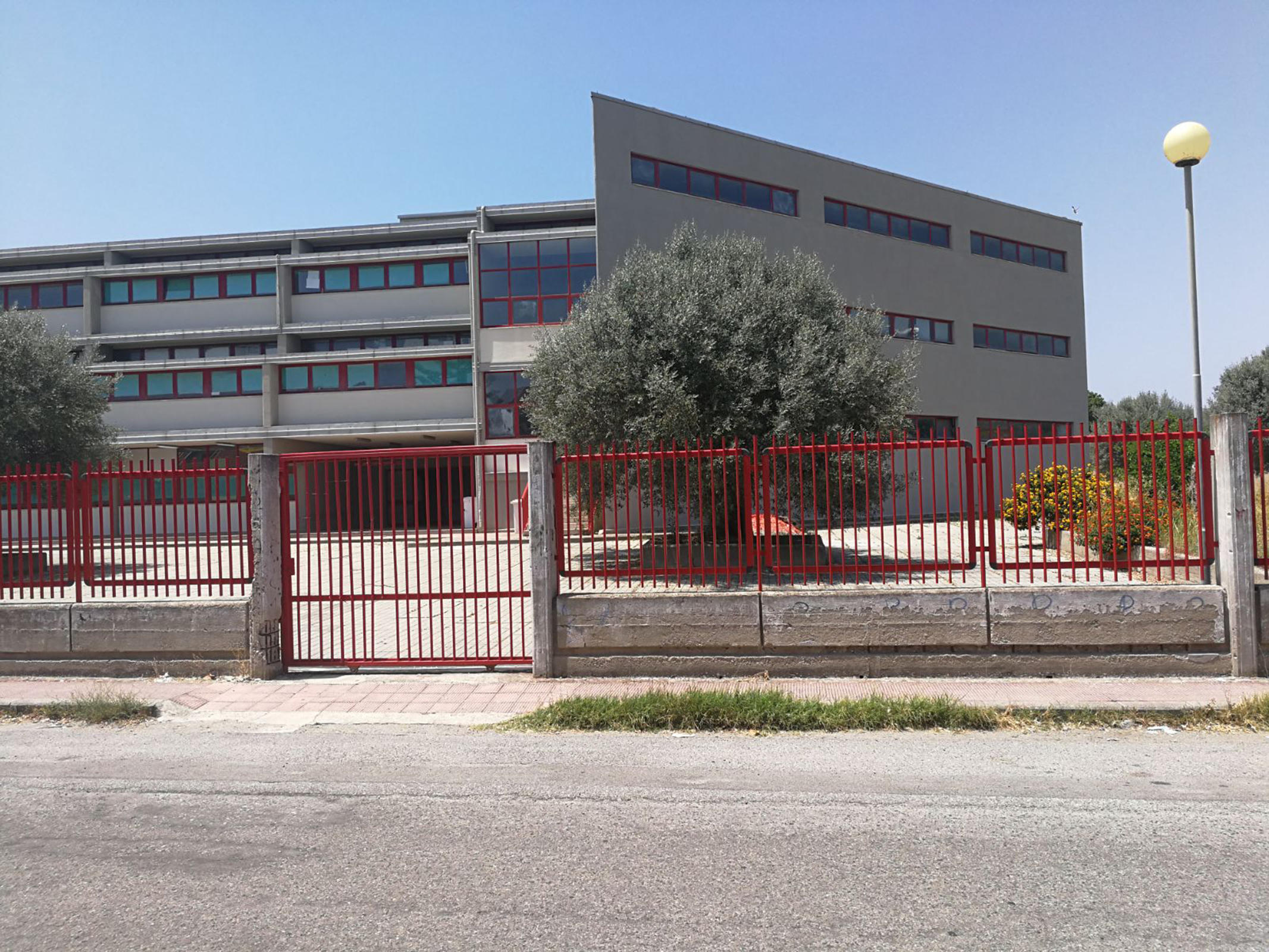 Particolare prospetto settore aule multidisciplinari