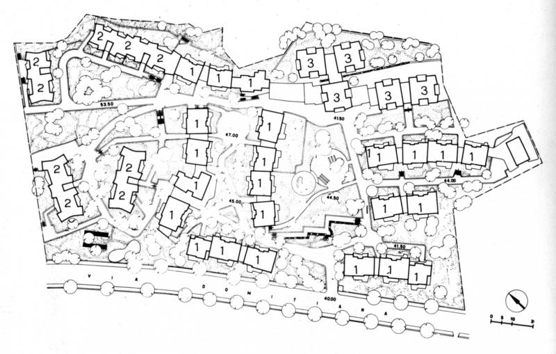 Case popolari Olivetti, Pozzuoli, planimetria