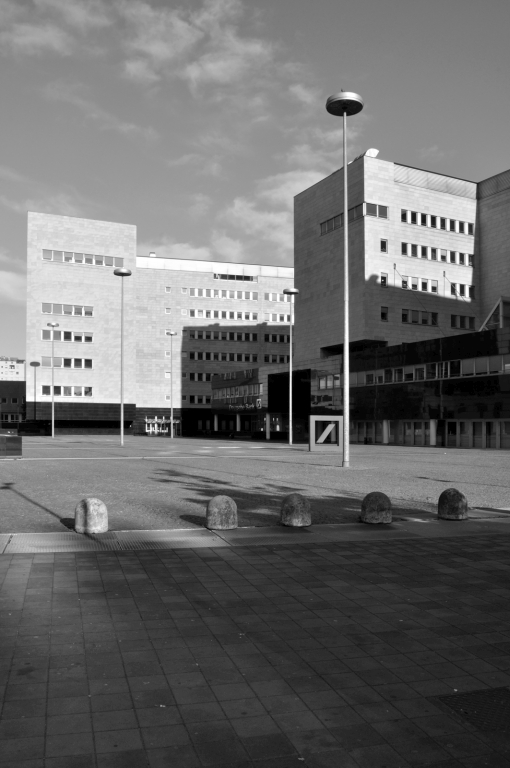 Vista piazza pedonale