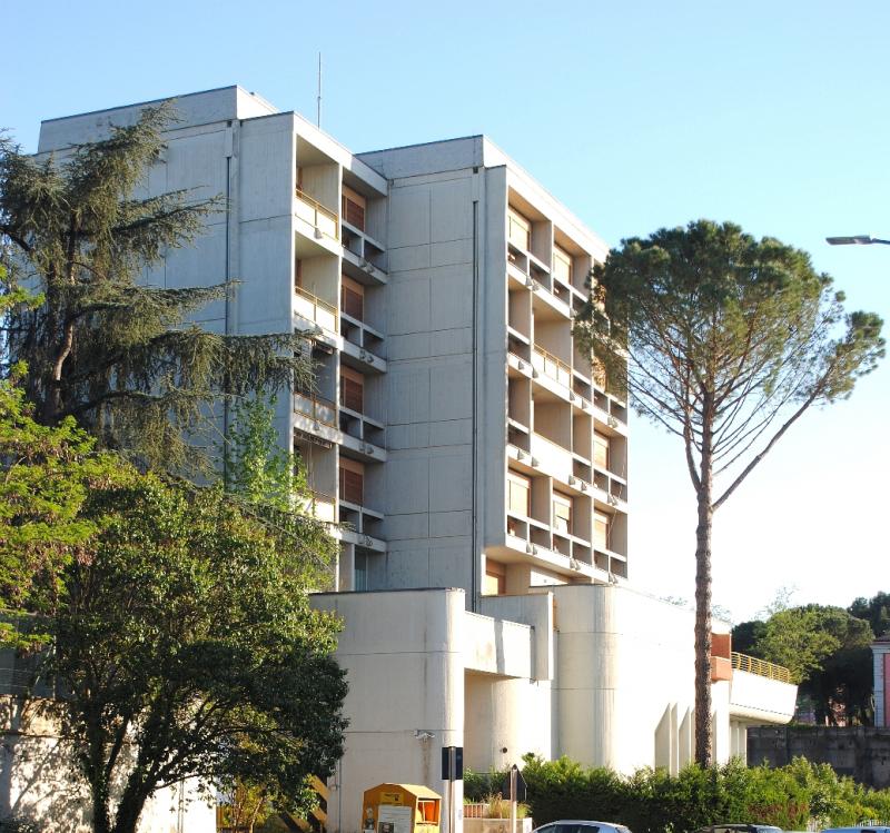 Vista delle torri residenziali