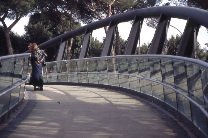 Vista percorso pedonale