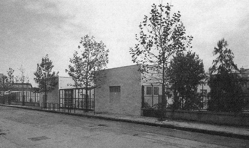 Vista dell’ingresso dalla strada