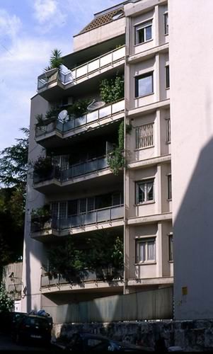 Vista esterna da via Cavalier d'Arpino