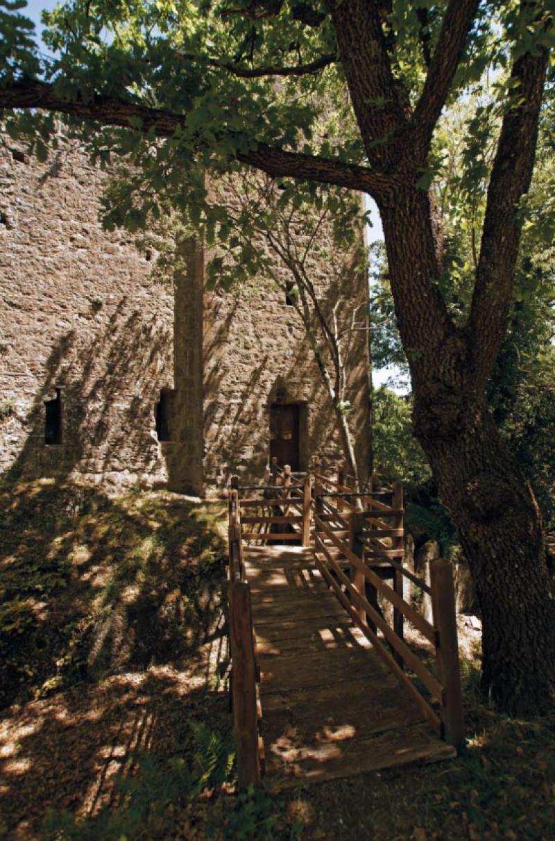 Vista ponticello d'ingresso