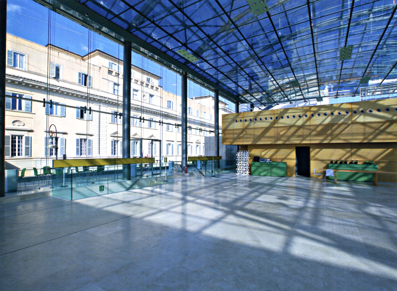 Vista terrazza all'ultimo livello 