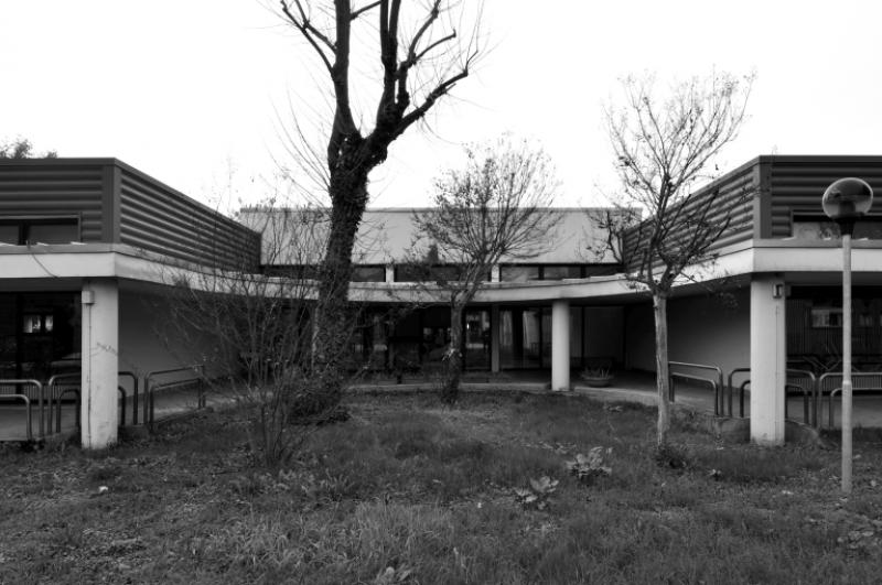 22. Vista del portico del fronte nord-est, 2016