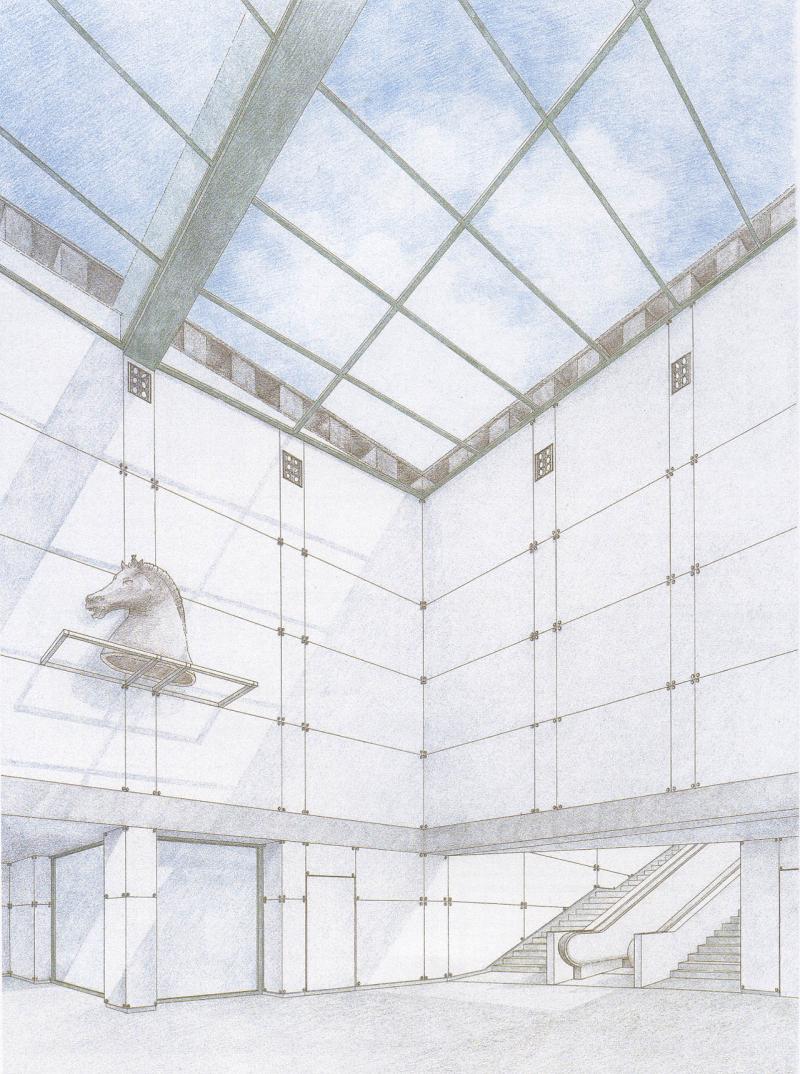 Stazione Piazza Cavour, prospettiva interna