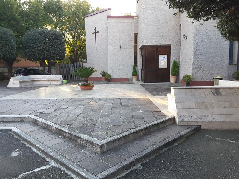 Vista esterna sagrato