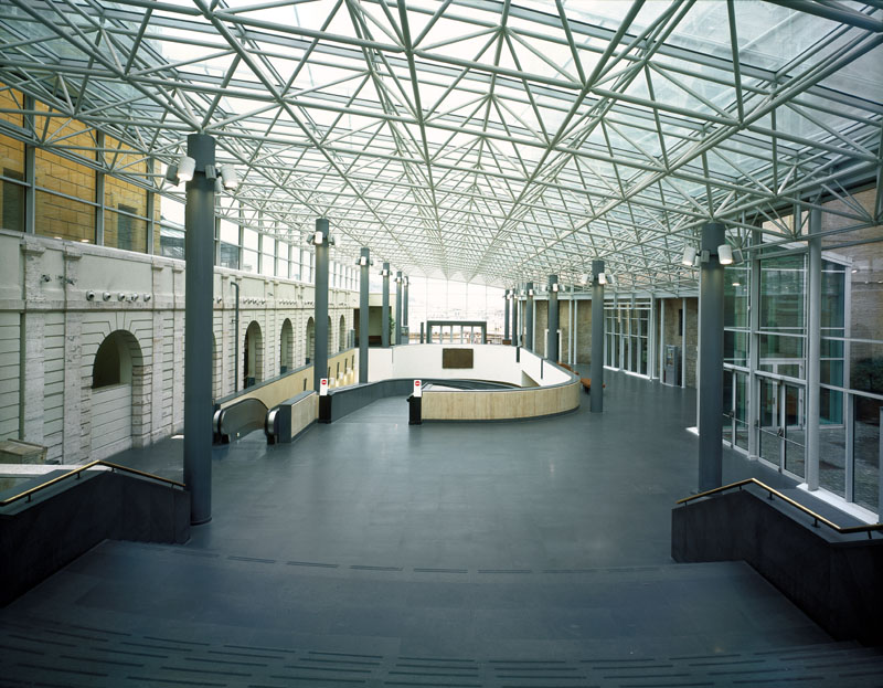 Vista interna piazza urbana