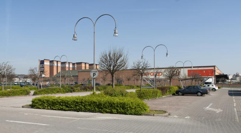 Vista del parcheggio