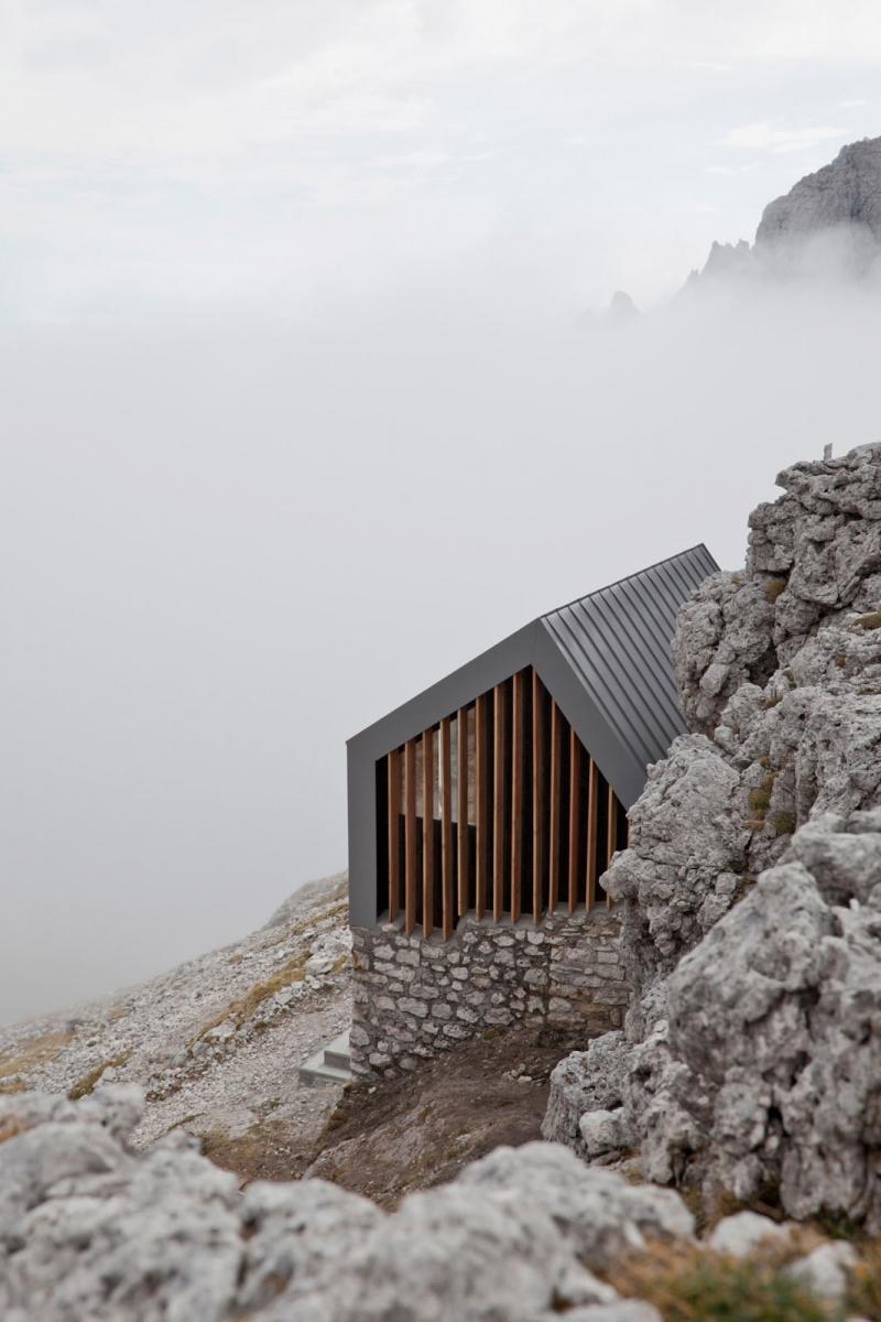 vista facciata laterale