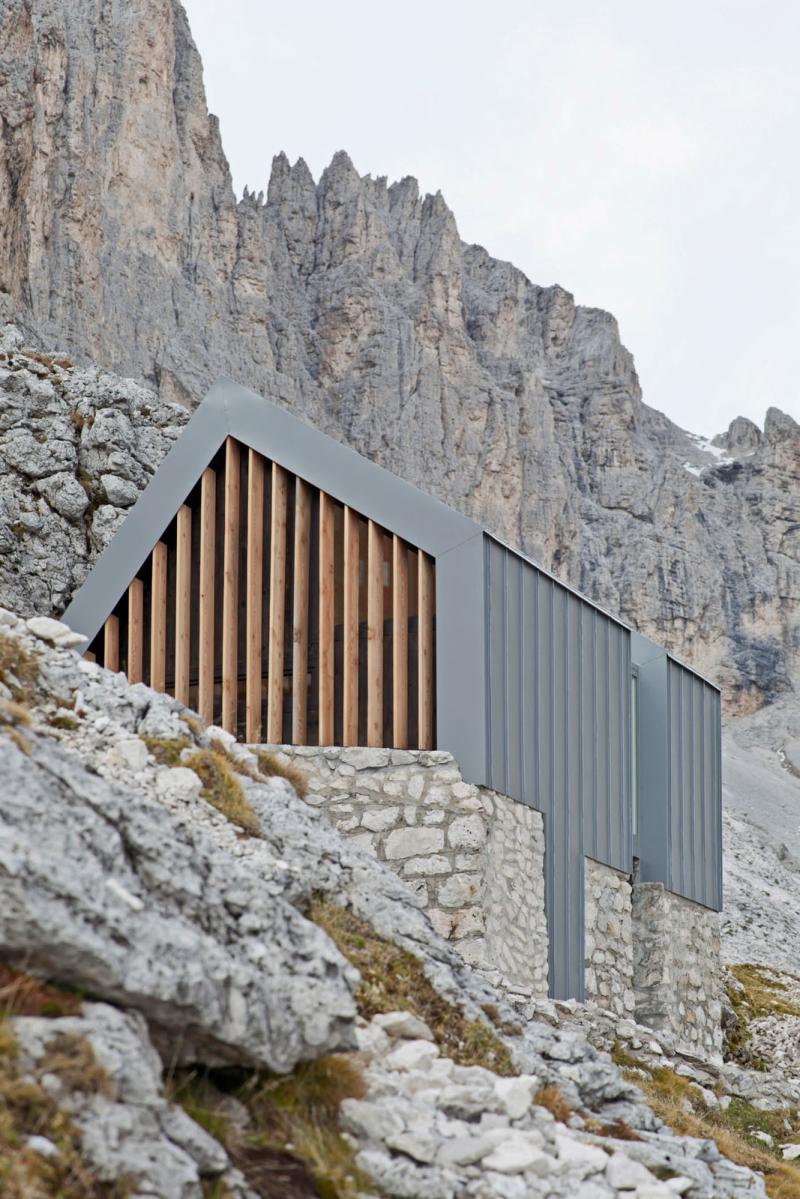 vista facciata laterale