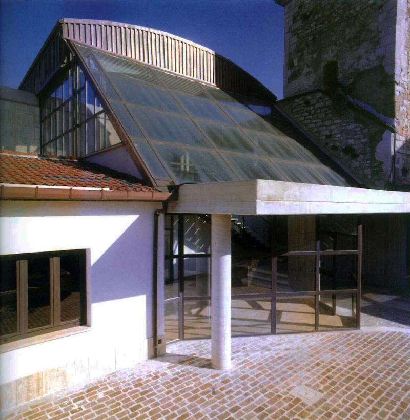 Veduta prospetto posteriore, dettaglio