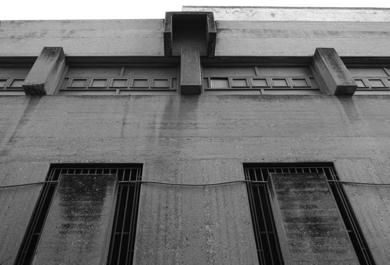 Particolare delle finestre laterali - foto 2017