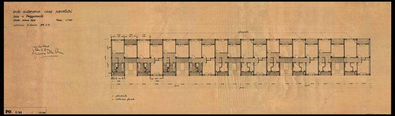 Rione Cesare Battisti, pianta