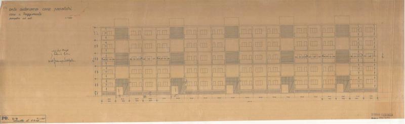 Rione Cesare Battisti, prospetto