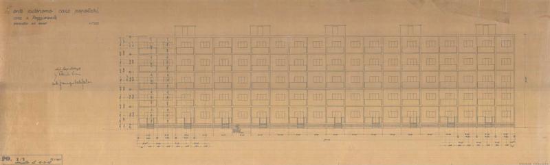 Rione Cesare Battisti, prospetto