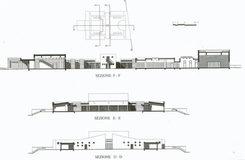 Sezioni D-D; E-E; F-F