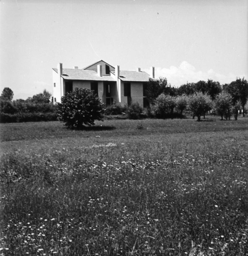 Vista del fronte principale, Foto anni Cinquanta,