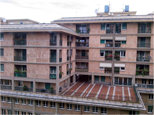 Veduta generale dell'edificio - Prospetto Nord 