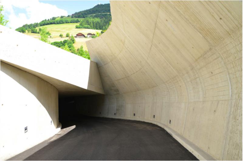 vista sull’ingresso