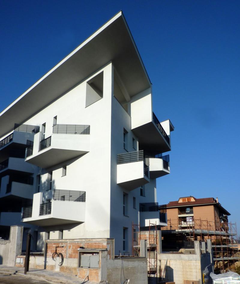 Vista testata edificio