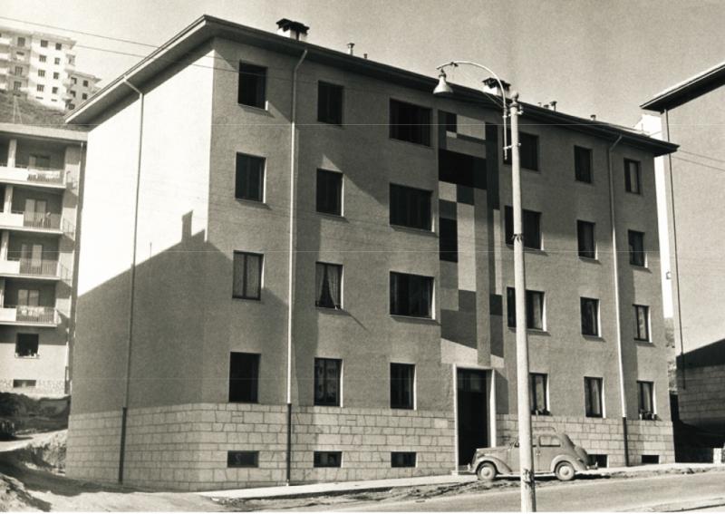 Vista storica prospetto su Viale Guglielmo Marconi