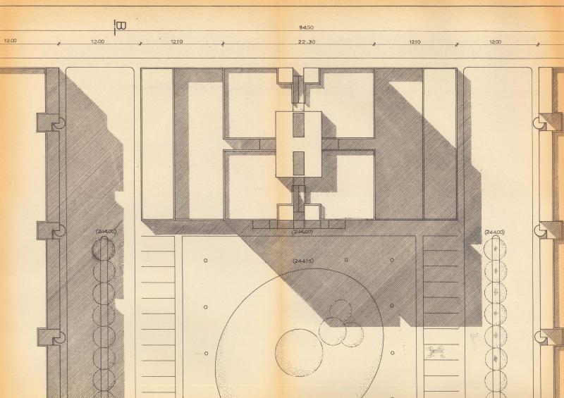 Disegno di progetto, planimetria