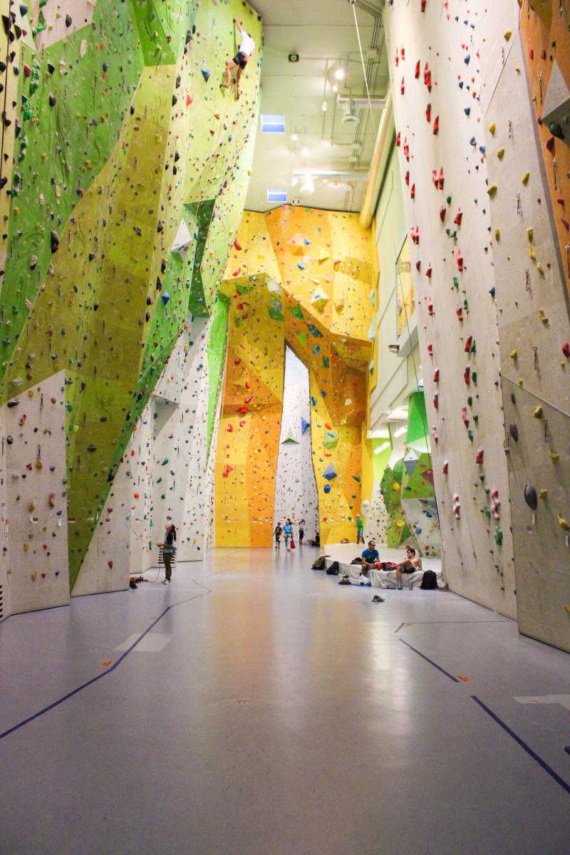 Palestra di arrampicata.