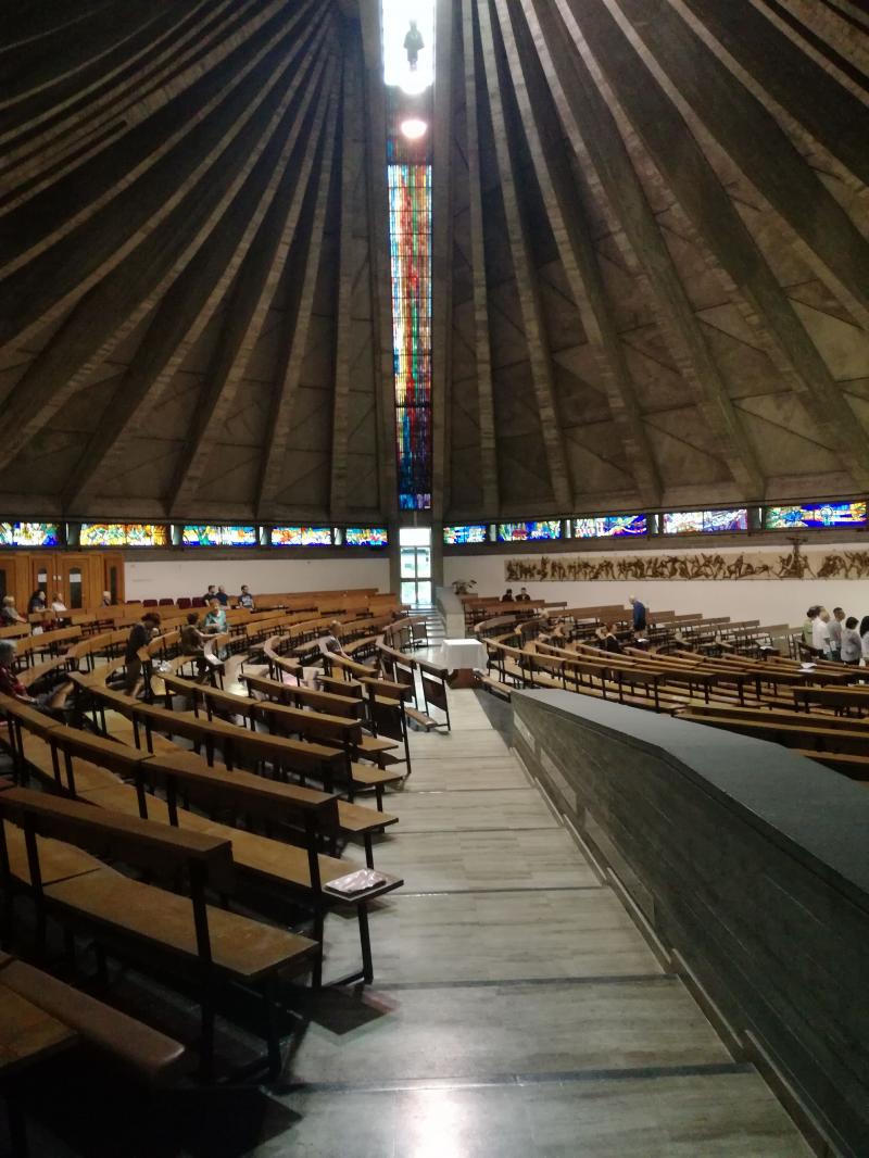 Vista interna copertura