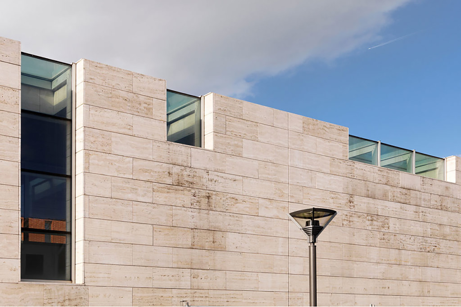 Dettaglio facciata spazi collettivi