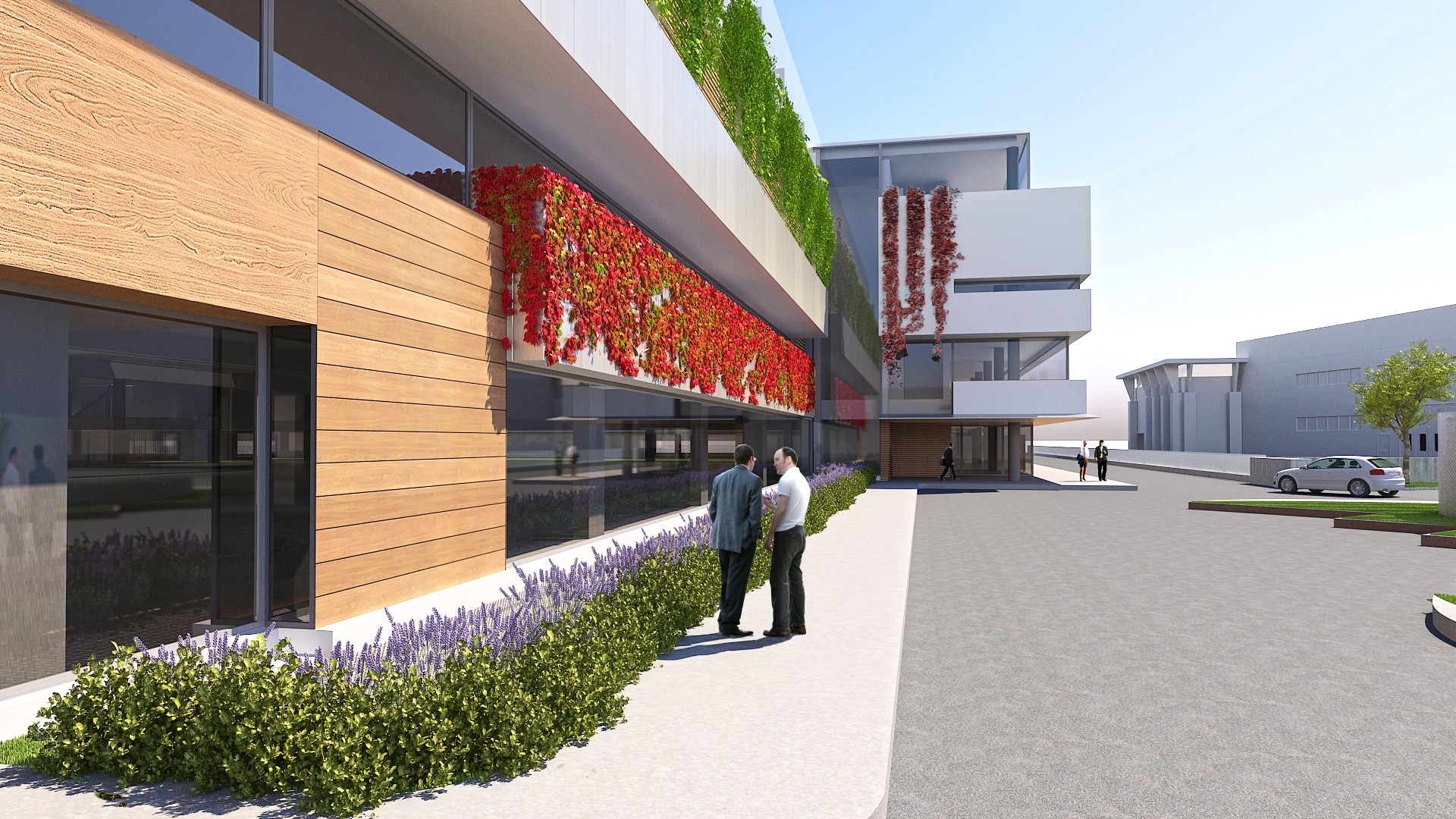 Render, Prospetto laterale