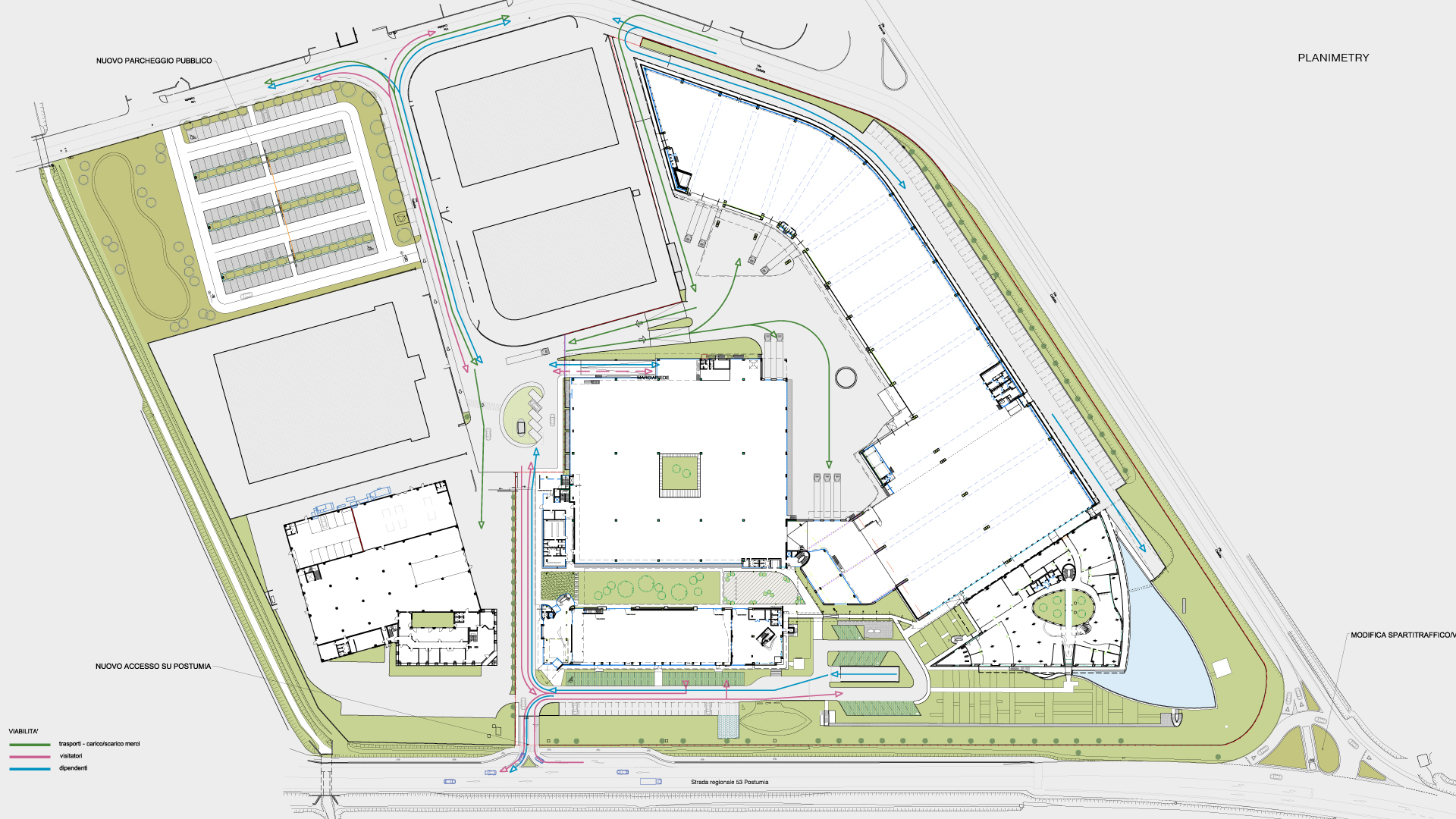Planimetria di progetto