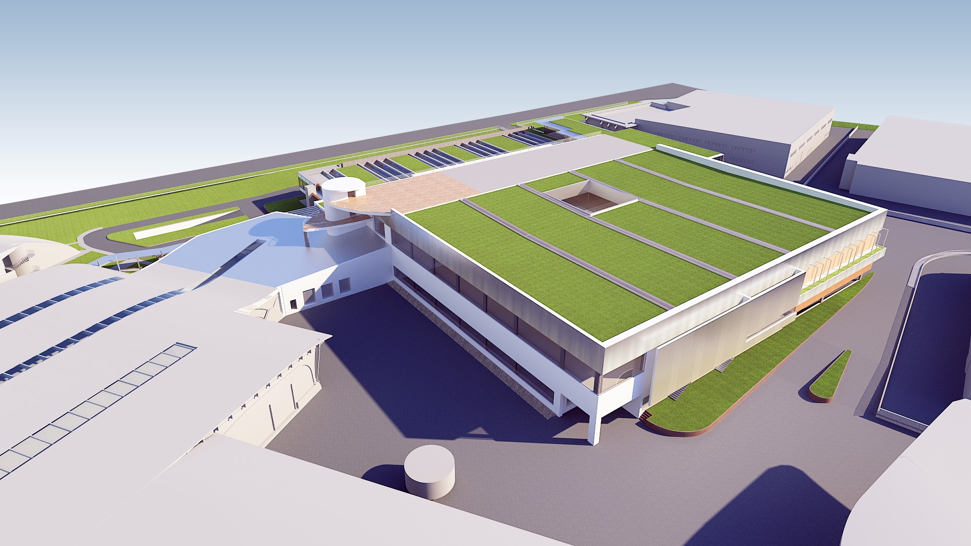 Render, vista dall'alto