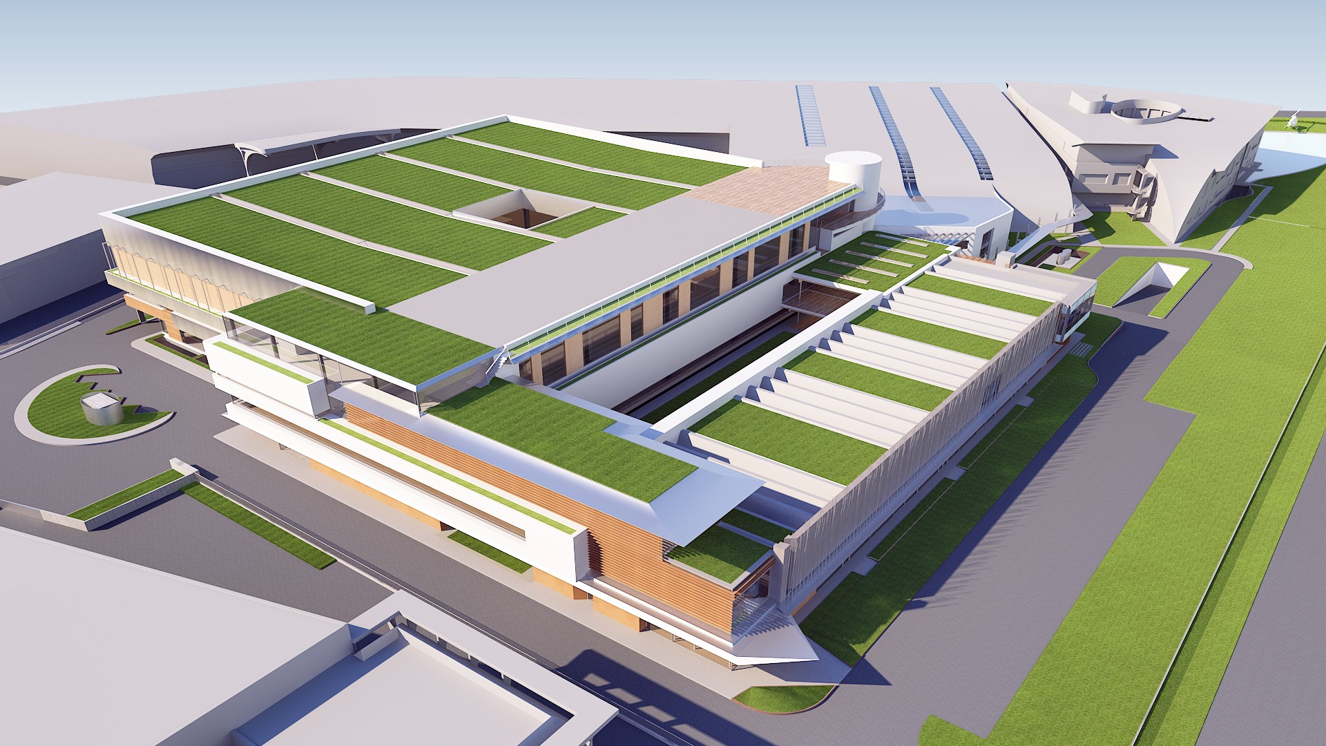 Render, vista dall'alto