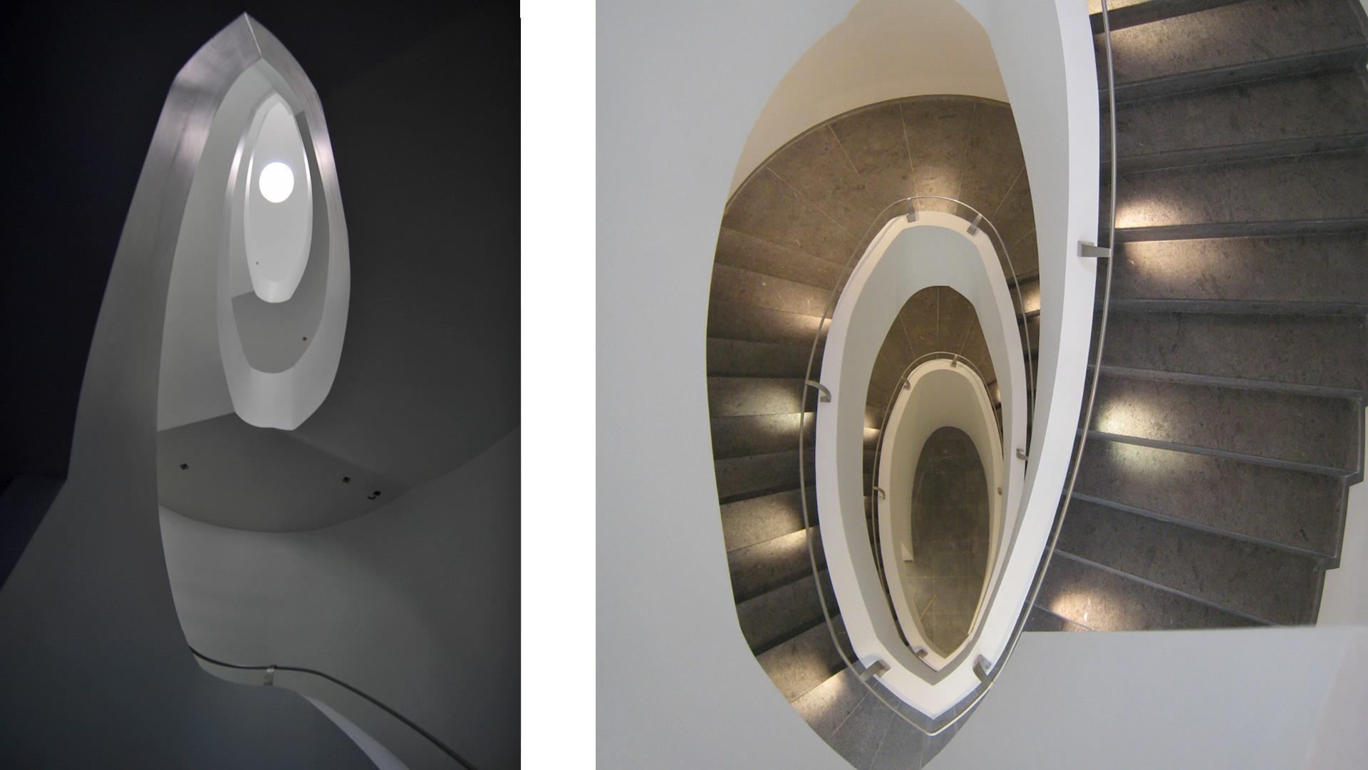 Interno, dettaglio della scala