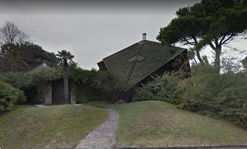 Prospetto posteriore, su viale Toni Gardin