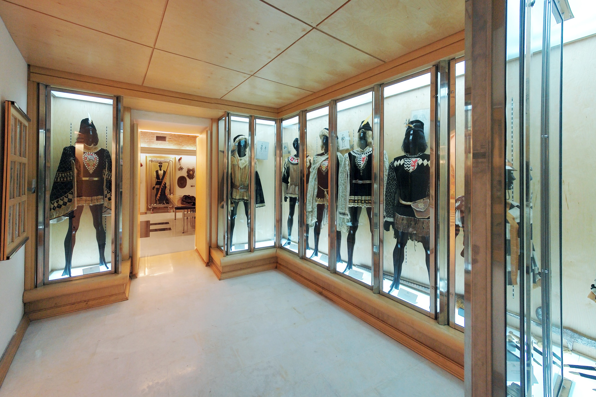 Vista sala delle monture