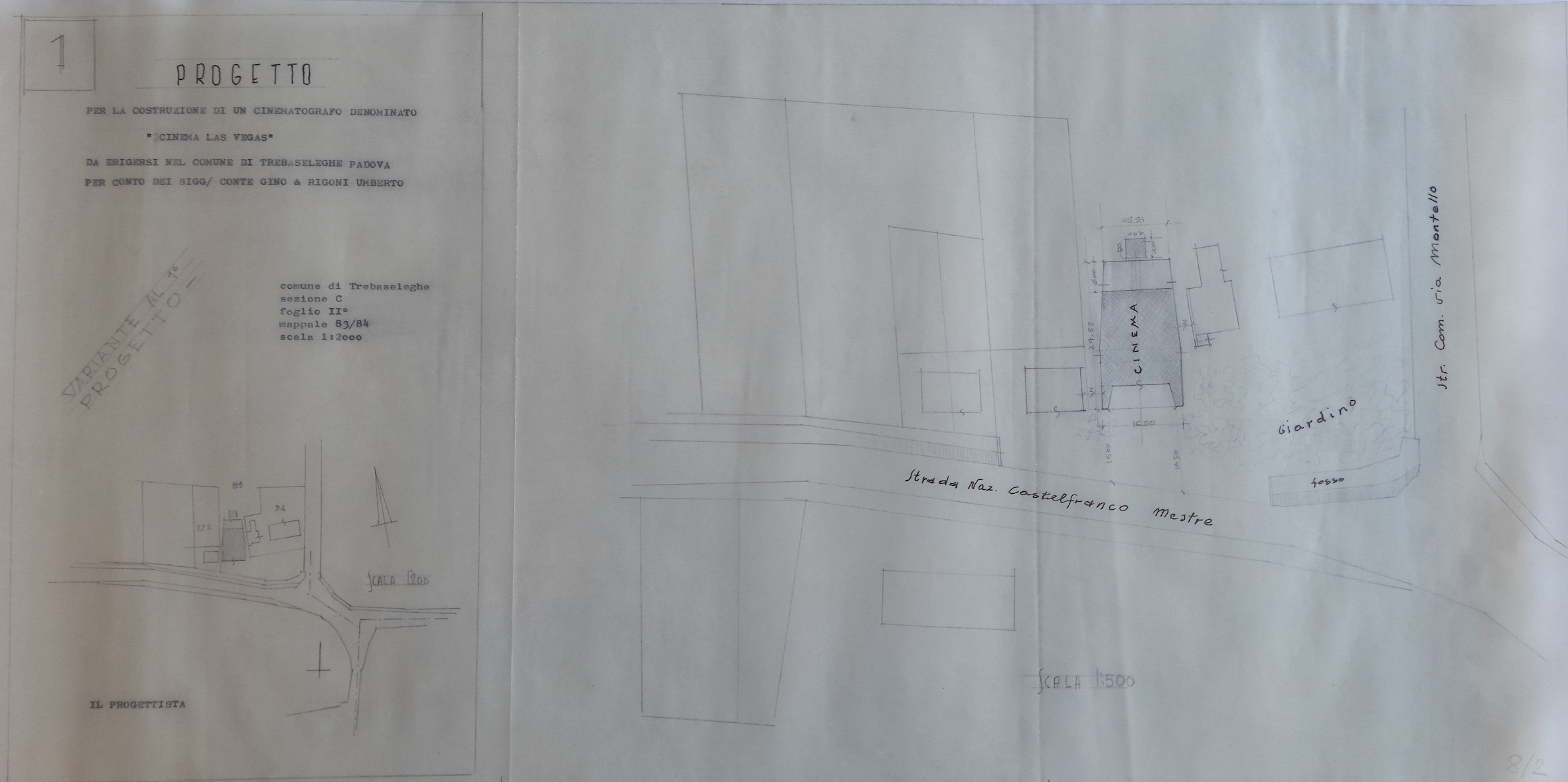 Planimetria dell’area di intervento