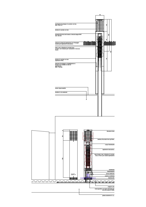 Progetto del totem per gli impianti