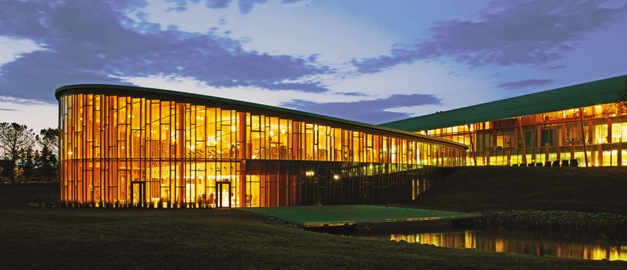 Vista esterni - dettaglio Wellness Center