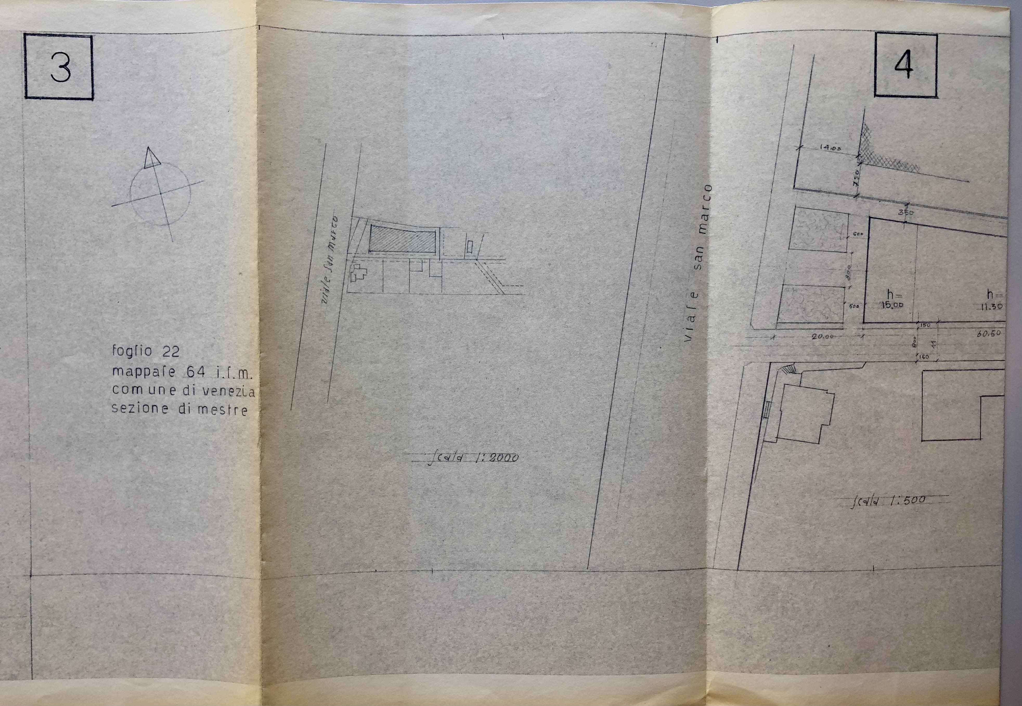 Planimetria dell'area di progetto