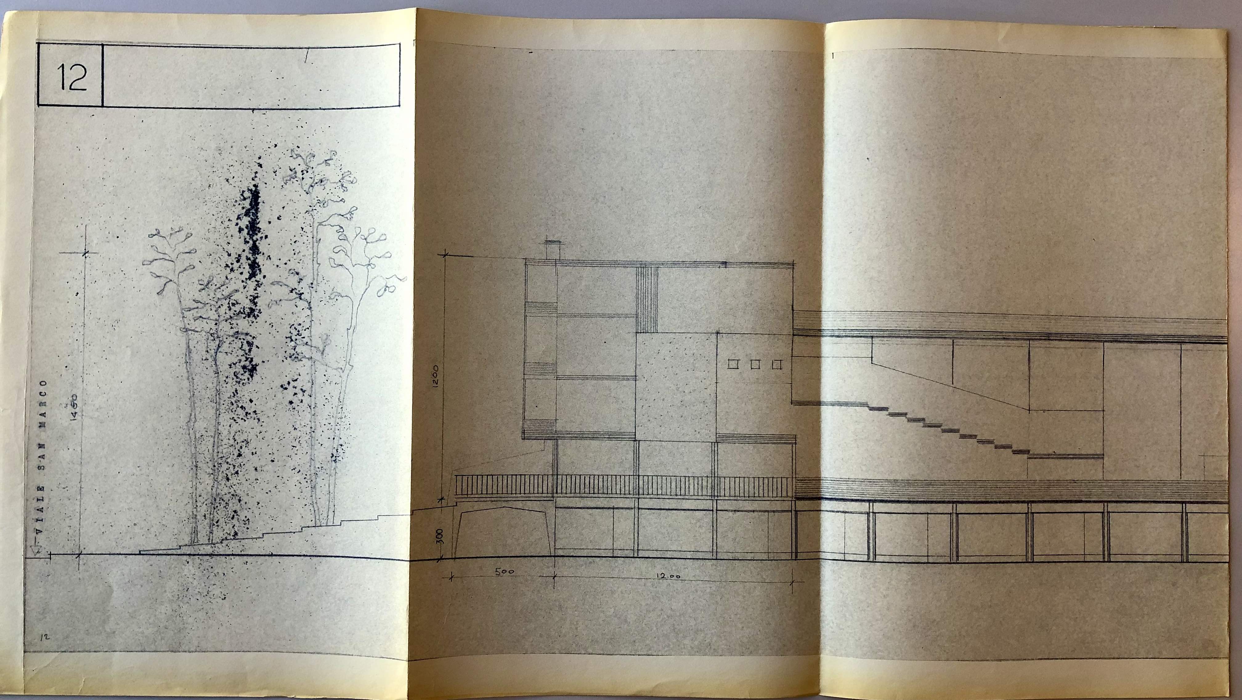 Sezione longitudinale parziale, prima ipotesi